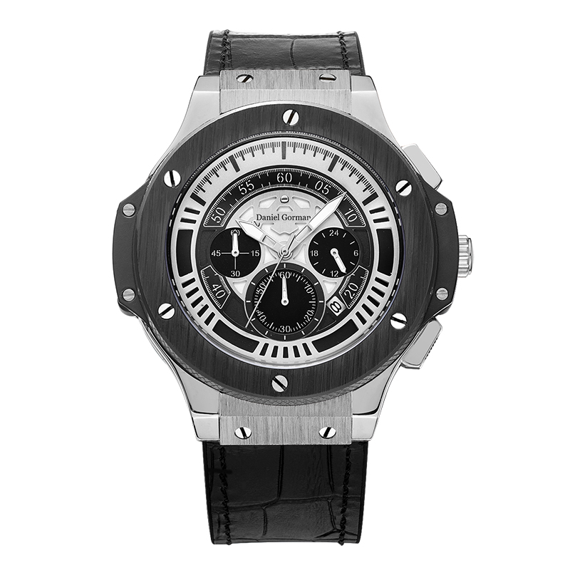 Daniel Gormantop Brand Luxury Sport Watch Men Watches Military Rubber Rubber Strap Automático Relógios à prova d\'água RM2204