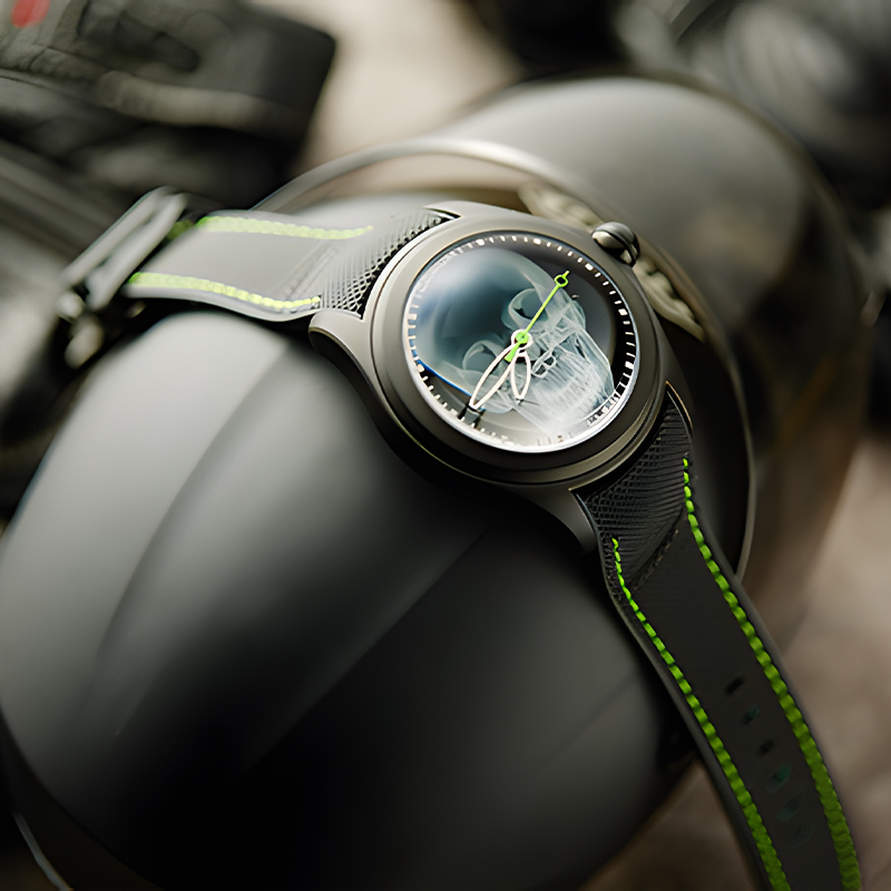 Corum Watch apresenta anova bolha de segunda geração 47 Skull-X-Ray Watch
